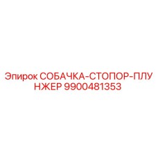 9900481353 СОБАЧКА-СТОПОР-ПЛУНЖЕР Epiroc
