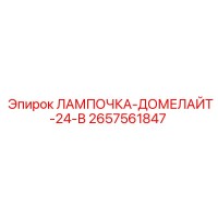 2657561847 ЛАМПОЧКА-ДОМЕЛАЙТ-24-В Epiroc