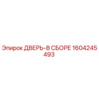 1604245493 ДВЕРЬ-В СБОРЕ Epiroc