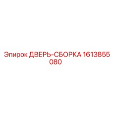 1613855080 ДВЕРЬ-СБОРКА Epiroc
