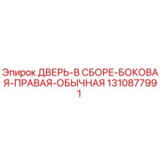 1310877991 ДВЕРЬ-В СБОРЕ-БОКОВАЯ-ПРАВАЯ-ОБЫЧНАЯ Epiroc