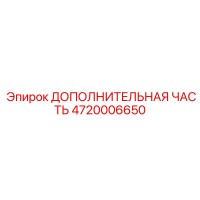 4720006650 ДОПОЛНИТЕЛЬНАЯ ЧАСТЬ Epiroc