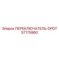 57175960 ПЕРЕКЛЮЧАТЕЛЬ-DPDT Epiroc