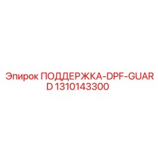 1310143300 ПОДДЕРЖКА-DPF-GUARD Epiroc