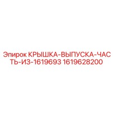 1619628200 КРЫШКА-ВЫПУСКА-ЧАСТЬ-ИЗ-1619693 Epiroc