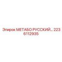 2236112935 МЕТАБО РУССКИЙ Epiroc