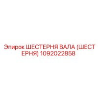 1092022858 ШЕСТЕРНЯ ВАЛА (ШЕСТЕРНЯ) Epiroc