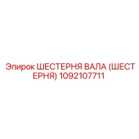1092107711 ШЕСТЕРНЯ ВАЛА (ШЕСТЕРНЯ) Epiroc