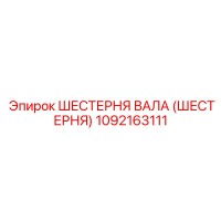 1092163111 ШЕСТЕРНЯ ВАЛА (ШЕСТЕРНЯ) Epiroc