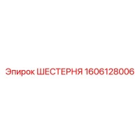 1606128006 ШЕСТЕРНЯ Эпирок