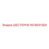 1614931300 ШЕСТЕРНЯ Epiroc