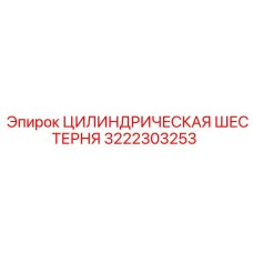 3222303253 ЦИЛИНДРИЧЕСКАЯ ШЕСТЕРНЯ Epiroc