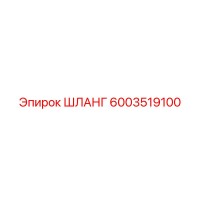 6003519100 ШЛАНГ Epiroc