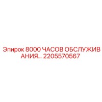 2205570567 8000 ЧАСОВ ОБСЛУЖИВАНИЯ Epiroc