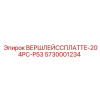 5730001234 ВЕРШЛЕЙССПЛАТТЕ-204PC-P53 - Epiroc