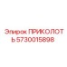 5730015898 ПРИКОЛОТЬ Epiroc