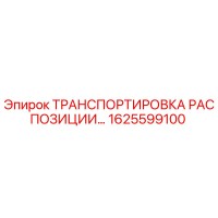 1625599100 ТРАНСПОРТИРОВКА РАСПОЗИЦИИ Epiroc
