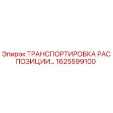 1625599100 ТРАНСПОРТИРОВКА РАСПОЗИЦИИ Epiroc