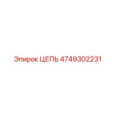 4749302231 ЦЕПЬ Epiroc
