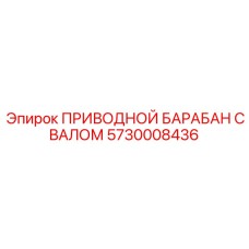 5730008436 ПРИВОДНОЙ БАРАБАН С ВАЛОМ Epiroc