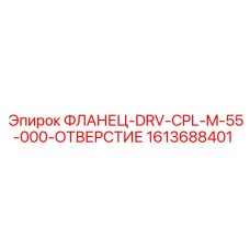 1613688401 ФЛАНЕЦ-DRV-CPL-M-55-000-ОТВЕРСТИЕ Epiroc