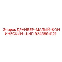 9245894121 ДРАЙВЕР-МАЛЫЙ-КОНИЧЕСКИЙ-ШИП Epiroc
