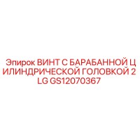GS12070367 ВИНТ С БАРАБАННОЙ ЦИЛИНДРИЧЕСКОЙ ГОЛОВКОЙ 2 LG Epiroc