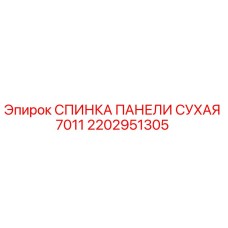 2202951305 СПИНКА ПАНЕЛИ СУХАЯ 7011 Epiroc