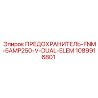 1089916801 ПРЕДОХРАНИТЕЛЬ-FNM-5AMP250-V-DUAL-ELEM Epiroc