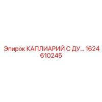 1624610245 КАПИЛЛЯР С ДУ Epiroc