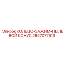 2657077513 КОЛЬЦО-ЗАЖИМ-ПЫЛЕВОЙ КОНУС Epiroc