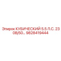 9828419444 КУБИЧЕСКИЙ 5.5 Л.С. 230В/50… | Epiroc