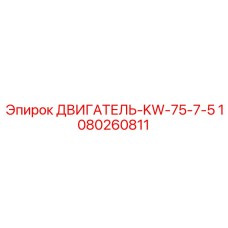 1080260811 ДВИГАТЕЛЬ-KW-75-7-5 Epiroc