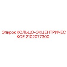 2102077300 КОЛЬЦО-ЭКЦЕНТРИЧЕСКОЕ Epiroc