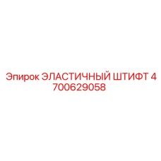 4700629058 ЭЛАСТИЧНЫЙ ШТИФТ Epiroc