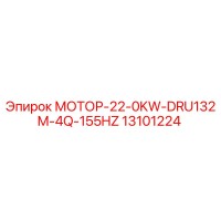 13101224 МОТОР-22-0KW-DRU132M-4Q-155HZ Epiroc