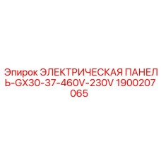 1900207065 ЭЛЕКТРИЧЕСКАЯ ПАНЕЛЬ-GX30-37-460V-230V by Epiroc