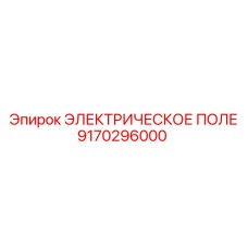 9170296000 ЭЛЕКТРИЧЕСКОЕ ПОЛЕ Epiroc