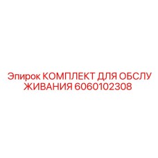 6060102308 КОМПЛЕКТ ДЛЯ ОБСЛУЖИВАНИЯ Epiroc