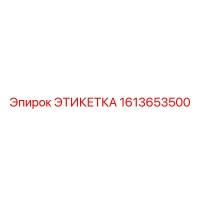 1613653500 ЭТИКЕТКА Epiroc