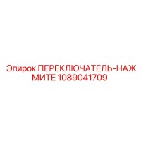 1089041709 ПЕРЕКЛЮЧАТЕЛЬ-НАЖМИТЕ Эпирок