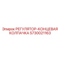 5730021163 РЕГУЛЯТОР-КОНЦЕВАЯ КОЛПАЧКА Epiroc