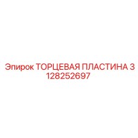 3128252697 ТОРЦЕВАЯ ПЛАСТИНА Epiroc