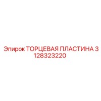 3128323220 ТОРЦЕВАЯ ПЛАСТИНА Epiroc