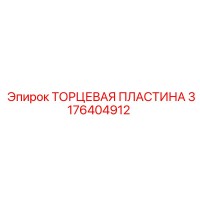 3176404912 Торцевая пластина Epiroc