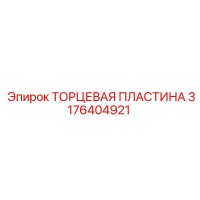 3176404921 Торцевая пластина Epiroc