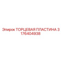 3176404938 Торцевая пластина Epiroc