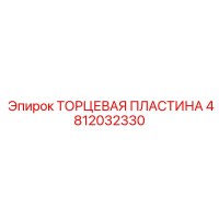4812032330 ТОРЦЕВАЯ ПЛАСТИНА Epiroc