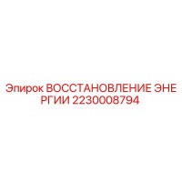 2230008794 ВОССТАНОВЛЕНИЕ ЭНЕРГИИ Epiroc