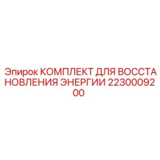 2230009200 КОМПЛЕКТ ДЛЯ ВОССТАНОВЛЕНИЯ ЭНЕРГИИ Epiroc